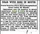 1908 - Suicide of Aaron H Potts