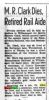 1952 - Obituary - Melvin Reamer Clark