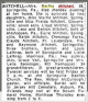 Obituary of Bertha Lathrop Mitchell