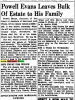 1948 - Estate of Powell Evans