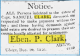 Estate notice - Samuel Clark posted by son Ebenezer P Clark 26 Jan 1810